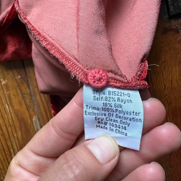 Johnny Was silk top - Picture 5 of 6